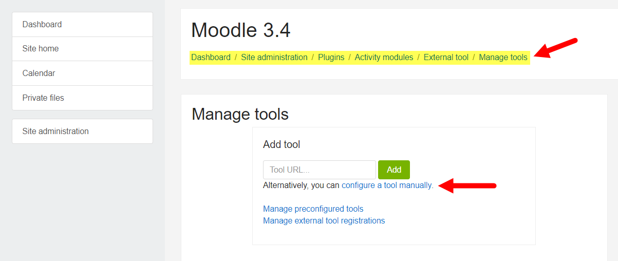 Moodle Activity modules plugins interface with options for steps as described